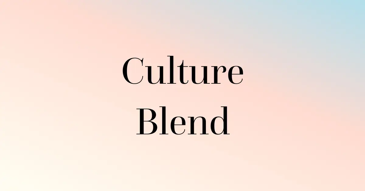 Why a Culture Blend May Be the Most Faithful Path Forward